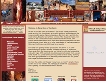 Tablet Screenshot of excursionsofescalante.com